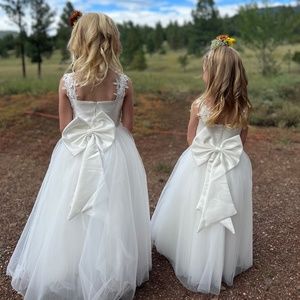 2 Flower Girl Dresses